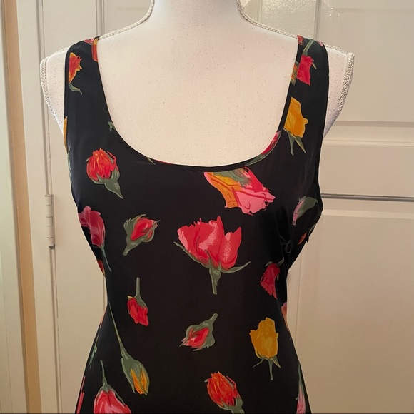 Reformed by Reformation Black Floral Dress - Picture 2 of 9